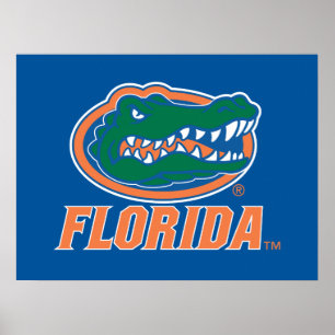 Florida Gator Head Full-Color Poster