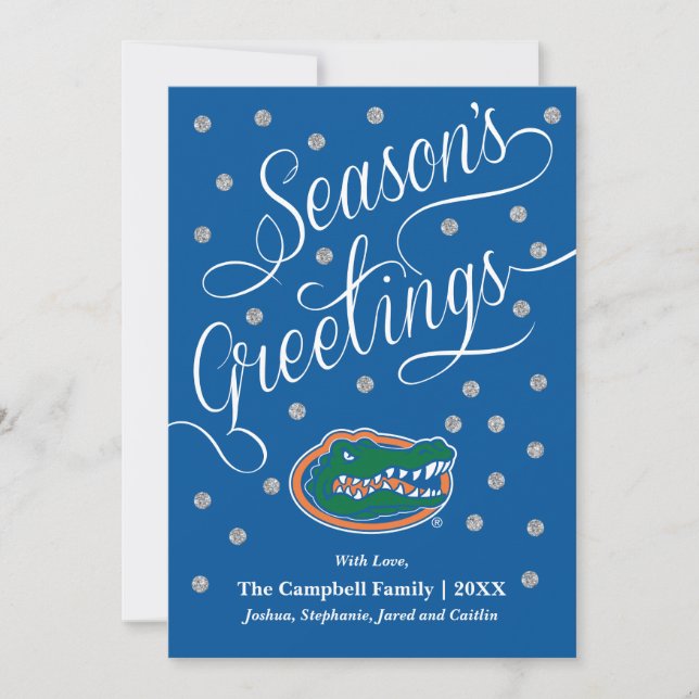 Florida Gator Head Invitation (Front)
