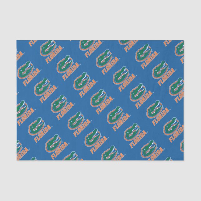 Florida Gator Head Tissue Paper (Front)