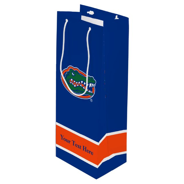 Florida Gators Gift Bag - Bottle (Front Angled)