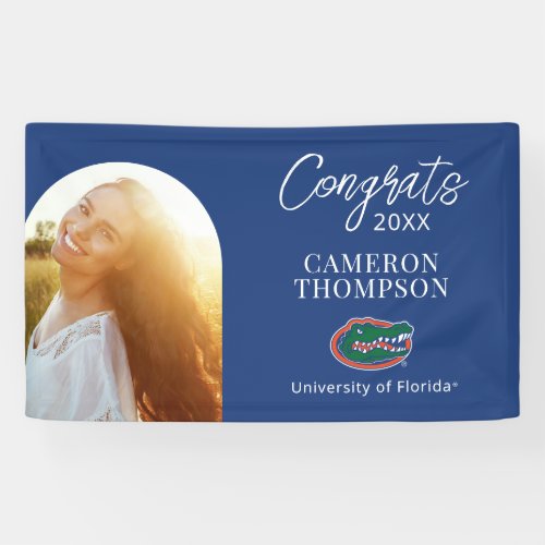 Florida Gators Graduate  Arch Photo Banner