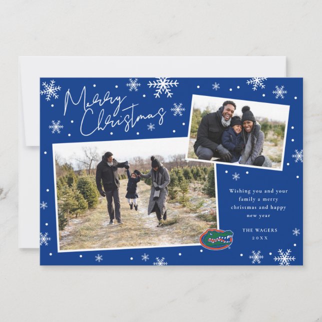 Florida Gators Holiday Christmas Photo (Front)