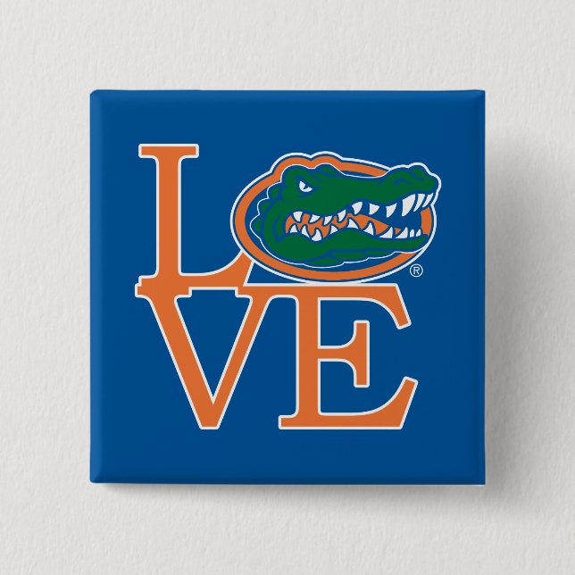 Florida Gators Love Button (Front)