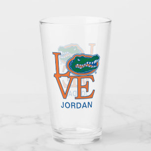 Florida Gators Love Glass
