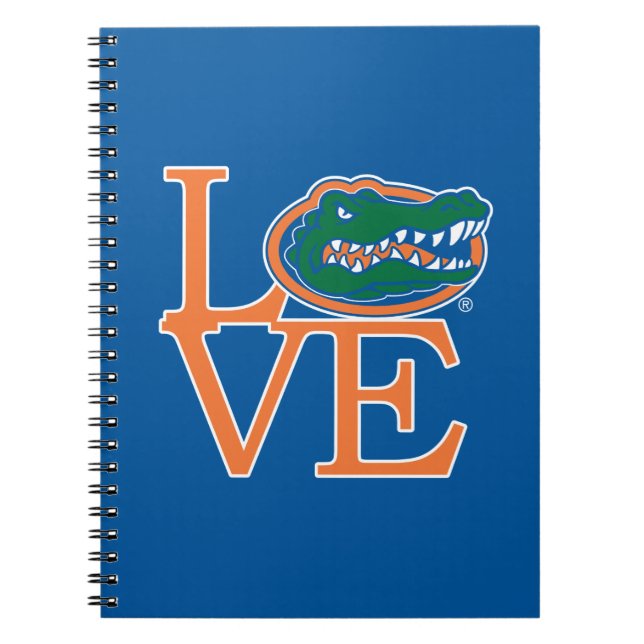 Florida Gators Love Notebook (Front)