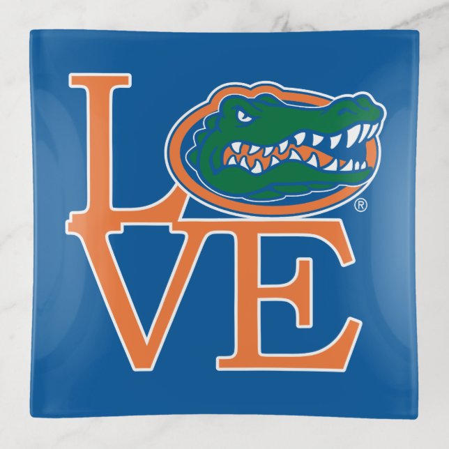 Florida Gators Love Trinket Tray (Front)