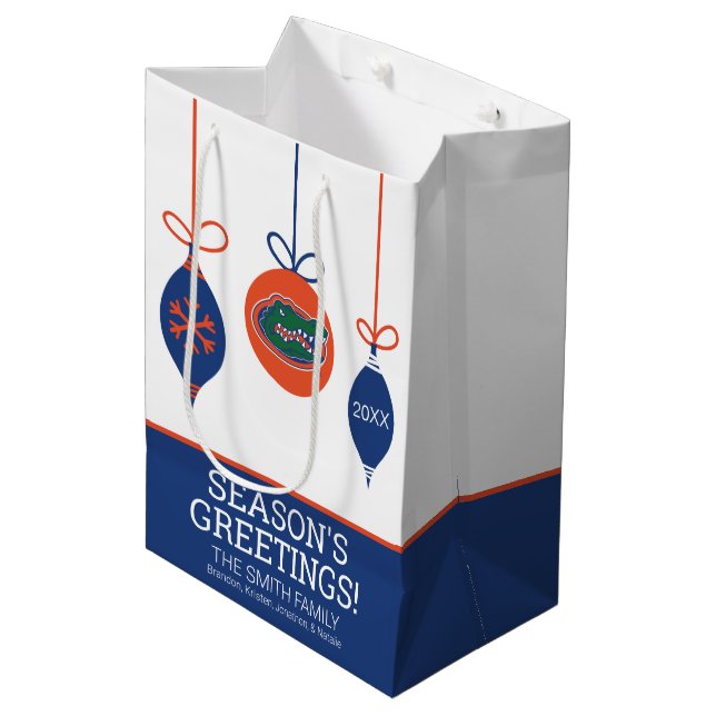Florida Gators Medium Gift Bag (Front Angled)