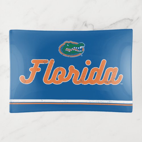 Florida Gators  Script Logo Trinket Tray