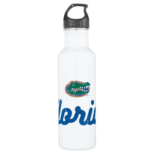 Florida Gators  Script Logo Water Bottle