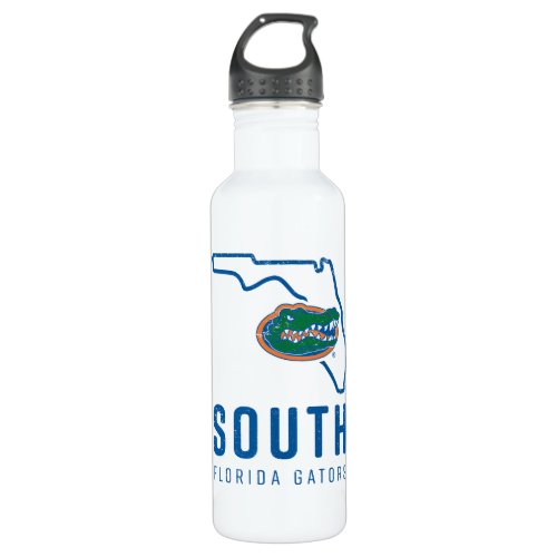 Florida Gators  South State Logo 2 Stainless Steel Water Bottle