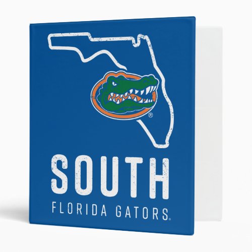 Florida Gators  South State Logo 3 Ring Binder