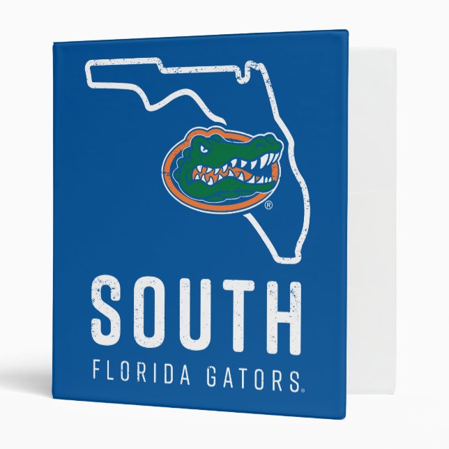 Florida Gators | South State Logo 3 Ring Binder (Front/Inside)