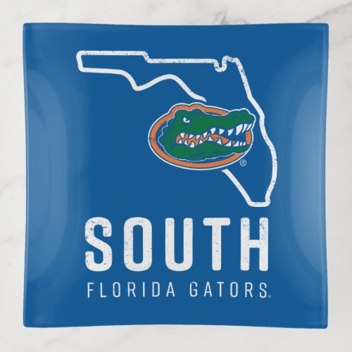 Florida Gators  South State Logo Trinket Tray