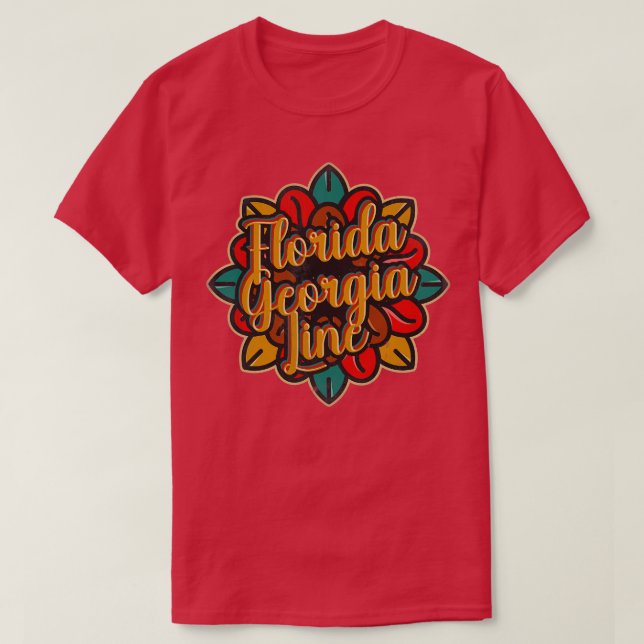 Florida Georgia Line Coffee TShirt (Design Front)