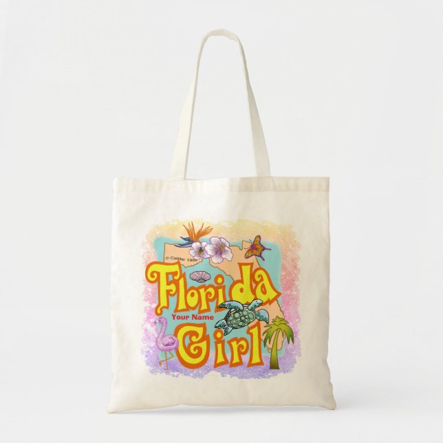 Florida Girl Tote Bag (Front)