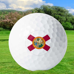 Florida Golf Balls, state Flag / Patriots Golf Balls