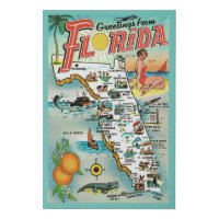 Florida Greeting Map