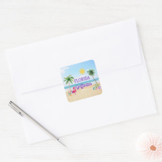 Florida Griffinite Square Envelope Seals