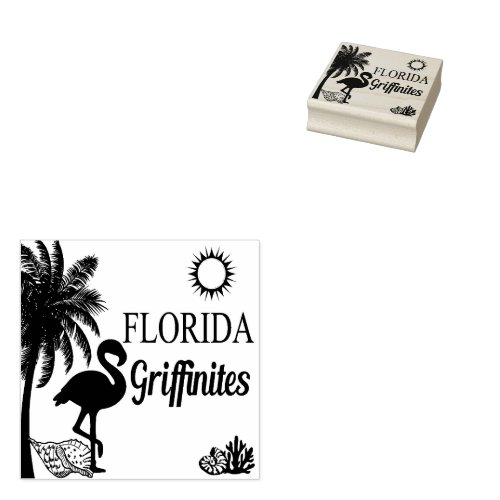Florida Griffinites Wood Art Stamp