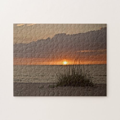 Florida Gulf Coast Beach Sunset _ 11x14 _ 252 pc Jigsaw Puzzle