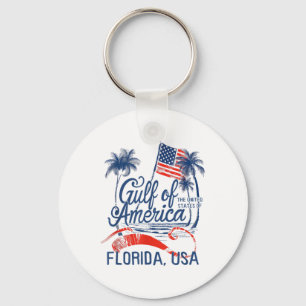 Florida Gulf Coast Of America Funny Donald Trump U Keychain