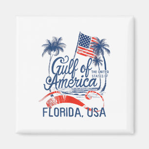 Florida Gulf Coast Of America Funny Donald Trump U Magnet