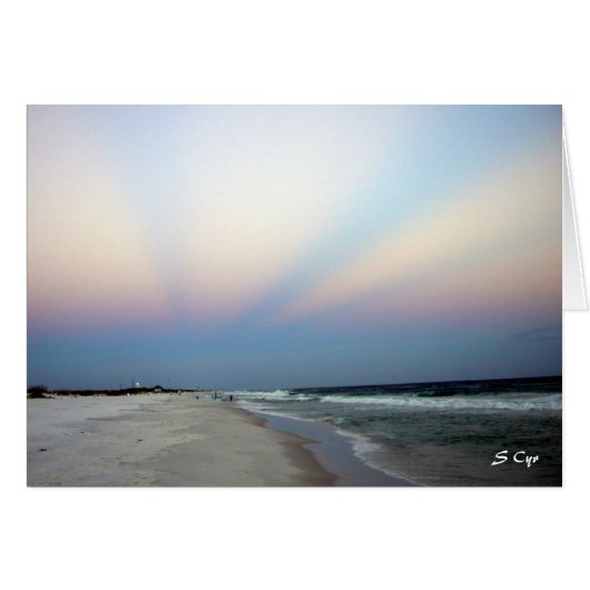 Florida Gulf Coast Sunset Cards (Front Horizontal)