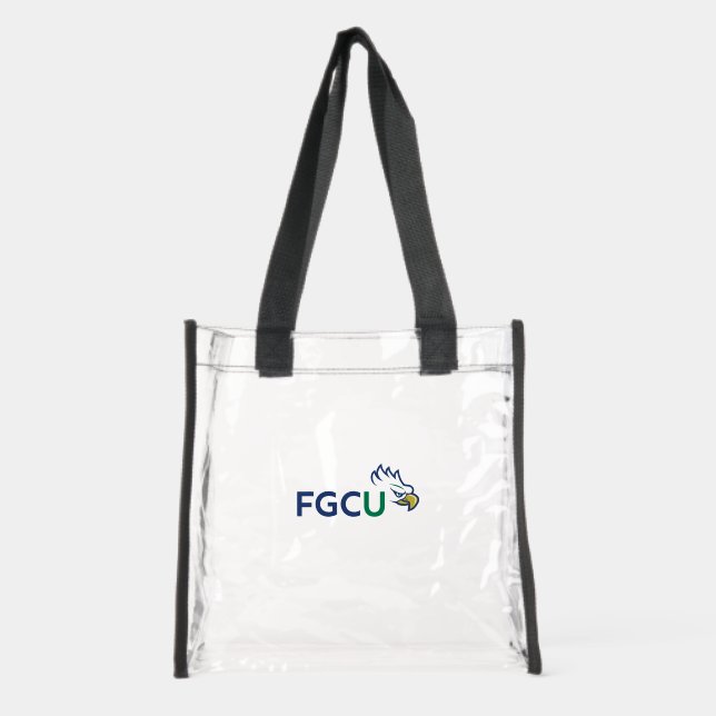 Florida Gulf Coast University Clear Tote Bag (Front)