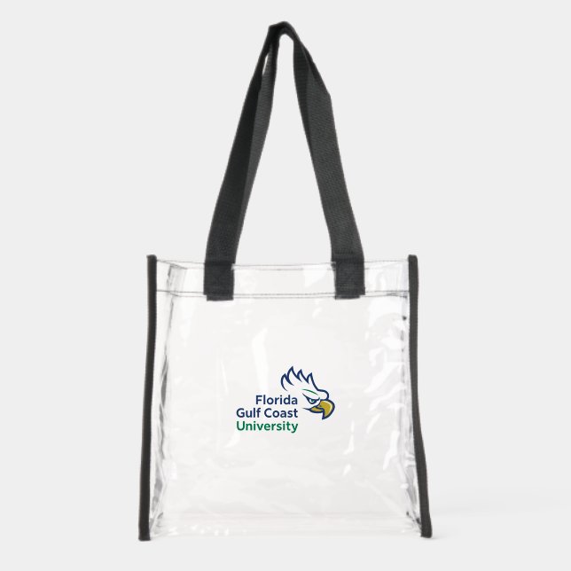 Florida Gulf Coast University Clear Tote Bag (Front)