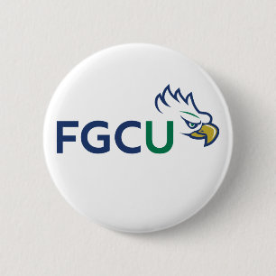 Florida Gulf Coast University Eagles Button