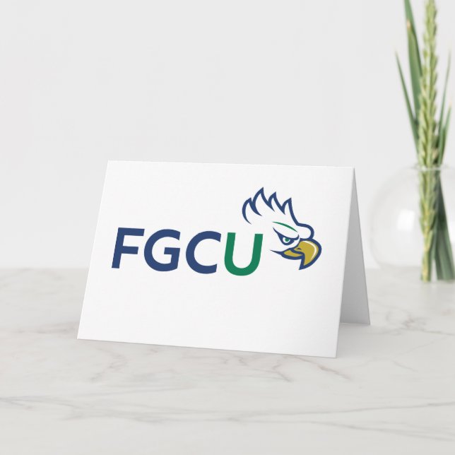 Florida Gulf Coast University Eagles Card (Front)