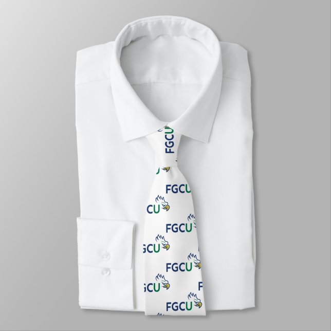 Florida Gulf Coast University Eagles Neck Tie (Tied)