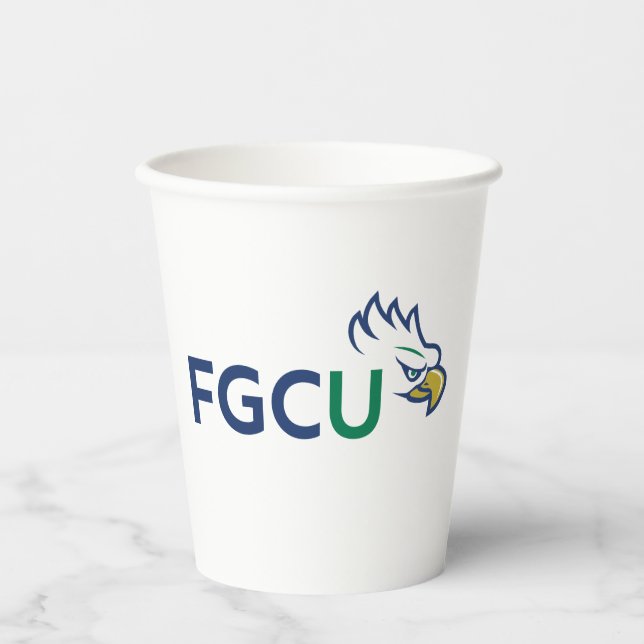 Florida Gulf Coast University Eagles Paper Cups (Front)