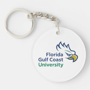 Florida Gulf Coast University   FGCU Azul Eagles Keychain