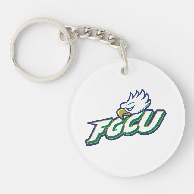 Florida Gulf Coast University | FGCU Azul Eagles Keychain (Front)