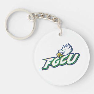 Florida Gulf Coast University   FGCU Azul Eagles Keychain