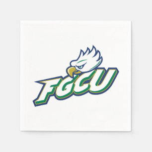 Florida Gulf Coast University   FGCU Azul Eagles Napkins