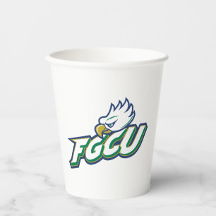 Florida Gulf Coast University FGCU Azul Eagles Paper Cups