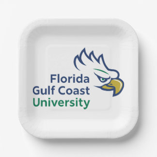 Florida Gulf Coast University | FGCU Azul Eagles Paper Plates