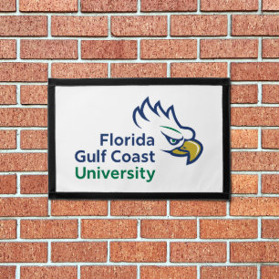 Florida Gulf Coast University   FGCU Azul Eagles Pennant