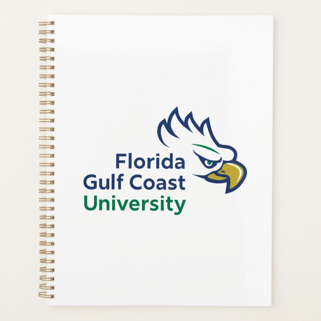 Florida Gulf Coast University | FGCU Azul Eagles Planner (Front)
