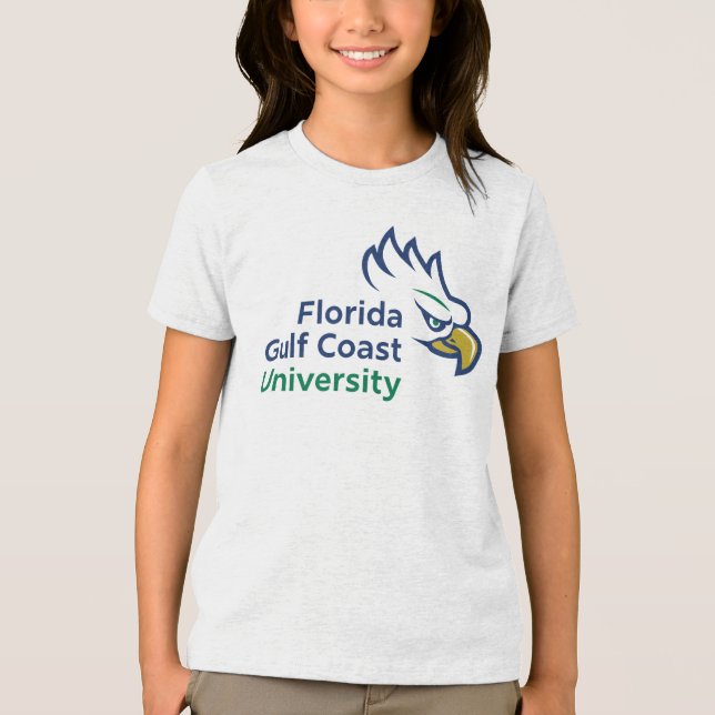 Florida Gulf Coast University | FGCU Azul Eagles Tri-Blend Shirt (Front)