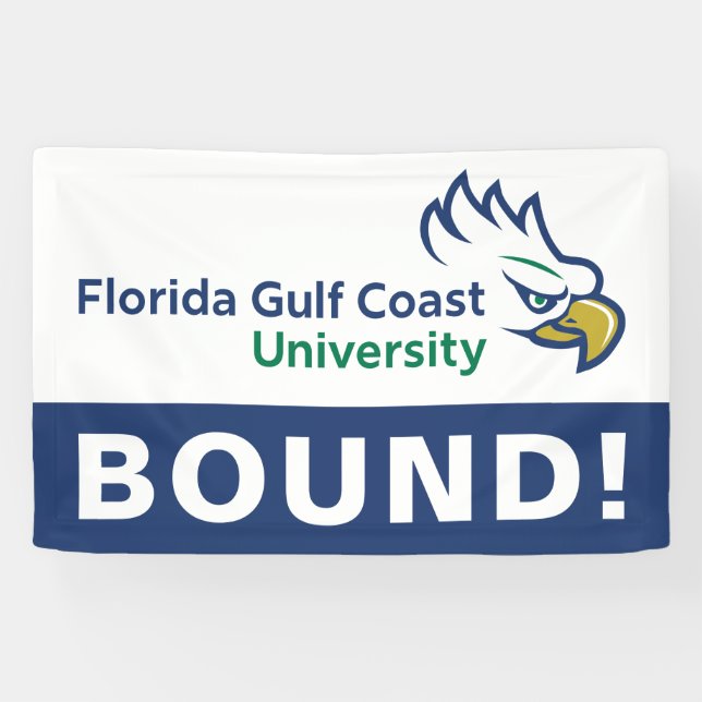 Florida Gulf Coast University Graduation Banner (Horizontal)