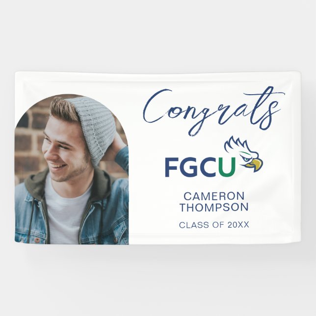 Florida Gulf Coast University Graduation Banner (Horizontal)