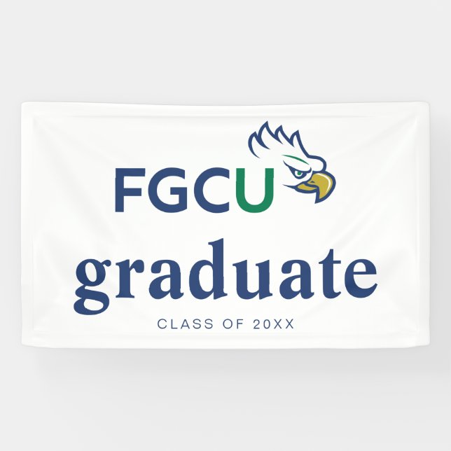 Florida Gulf Coast University Graduation Banner (Horizontal)