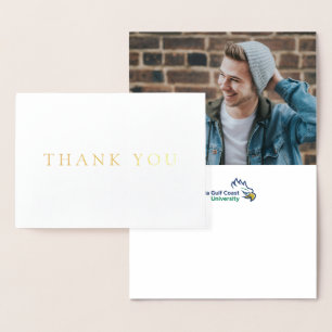 Florida Gulf Coast University Graduation Foil Card