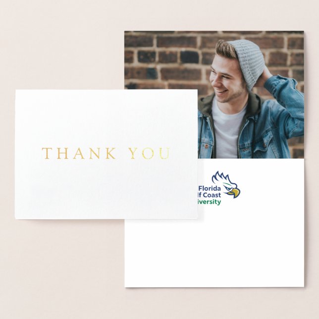 Florida Gulf Coast University Graduation Foil Card (Display)