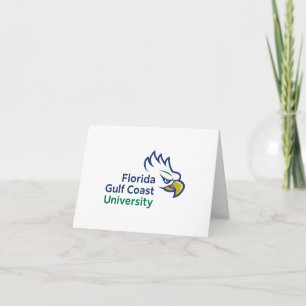 Florida Gulf Coast University Graduation Letterpress Thank You Card