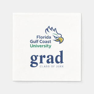 Florida Gulf Coast University Graduation Napkins