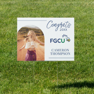 Florida Gulf Coast University Graduation Sign
